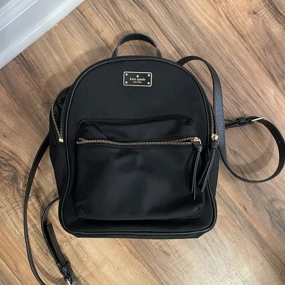 kate spade | Bags | Black Kate Spade Nylon Mini Backpack 